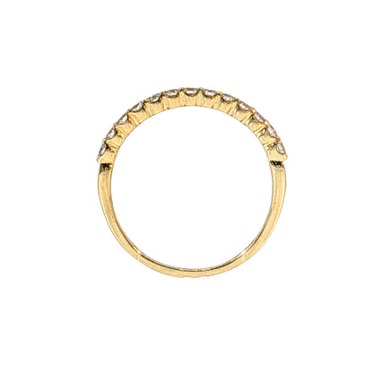 .36 Diamond Stacking Wedding Band 14k Yellow Gold