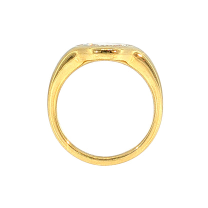 1.51 GIA Shield Step Cut Diamond Engagement Ring 18k