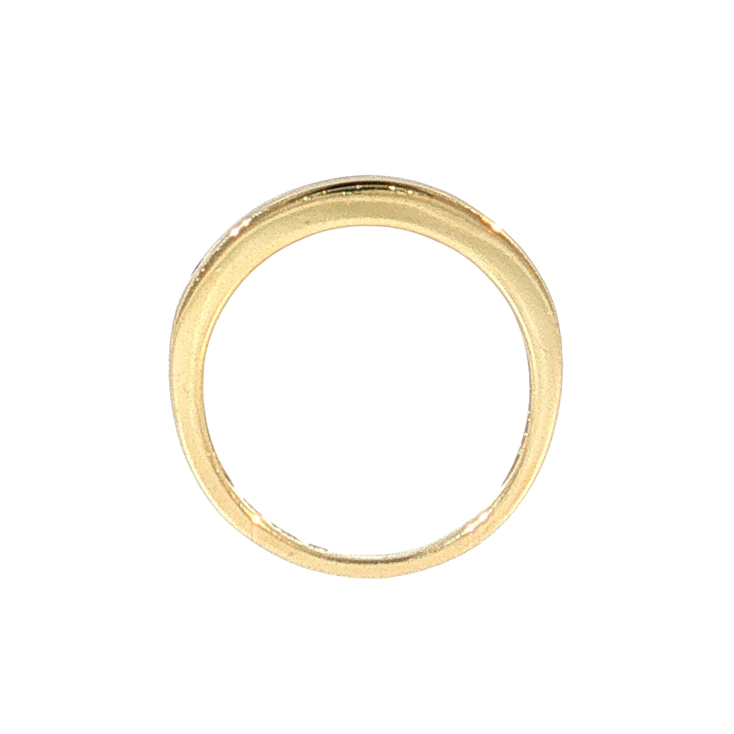 .45 Blue Sapphire & Diamond Wedding Band 14k