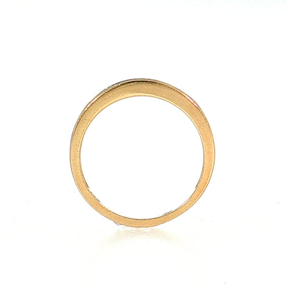 .66 Princess & Baguette Diamond Wedding Band 14k