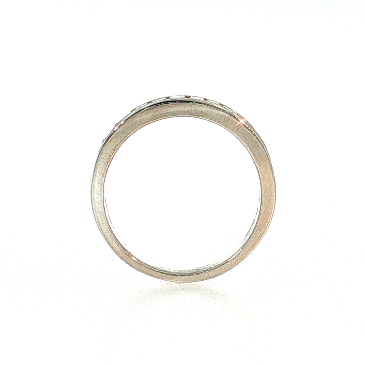 1.36 Baguette Diamond Wedding Band 18k White Gold
