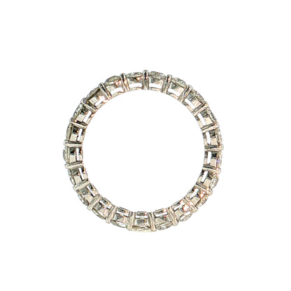 2.14 Old European Diamond Eternity Wedding Band Platinum