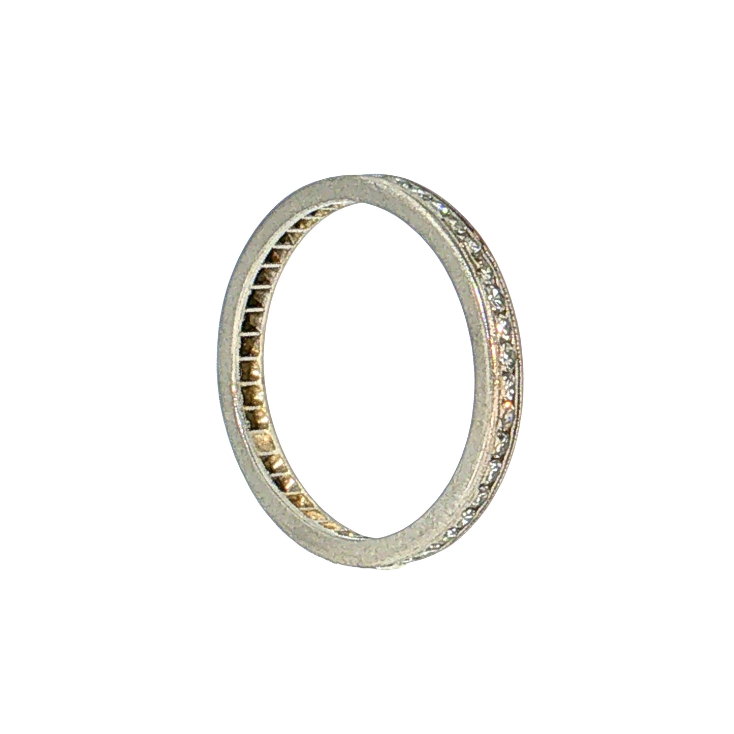 .33 Antique Art Deco Diamond Eternity Band Platinum