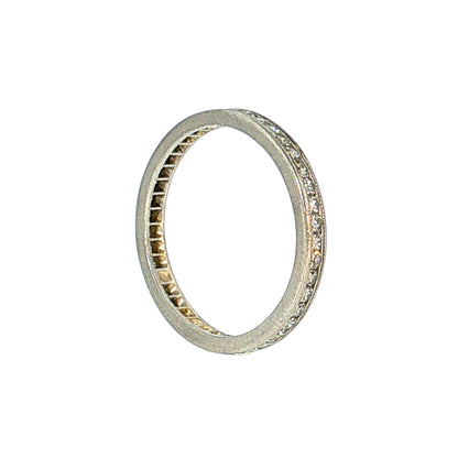 .33 Antique Art Deco Diamond Eternity Band Platinum