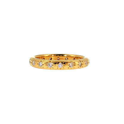 .43 Caroline Ellen Diamond Eternity Band 20k Yellow Gold