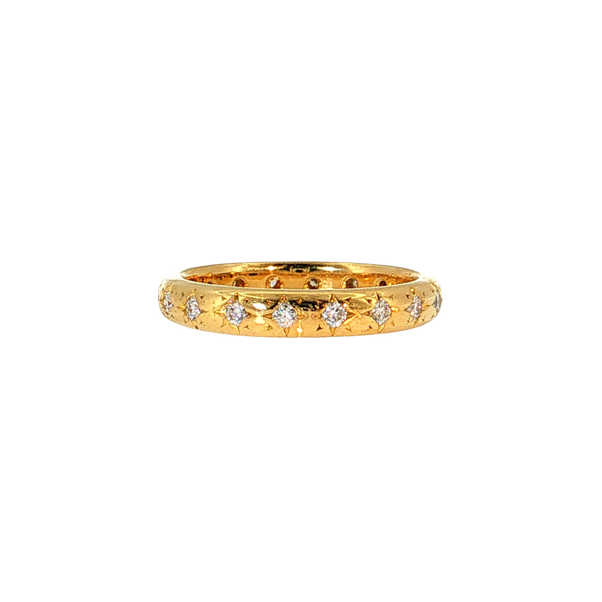 .43 Caroline Ellen Diamond Eternity Band 20k Yellow Gold