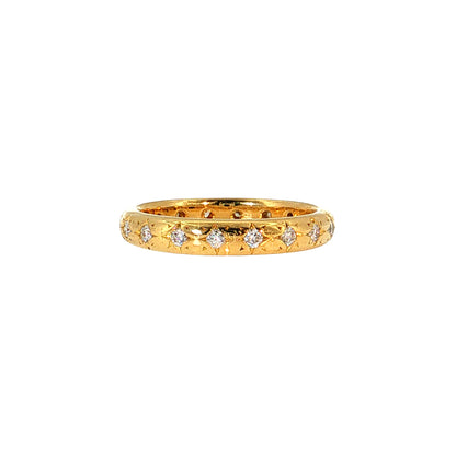 .43 Caroline Ellen Diamond Eternity Band 20k Yellow Gold