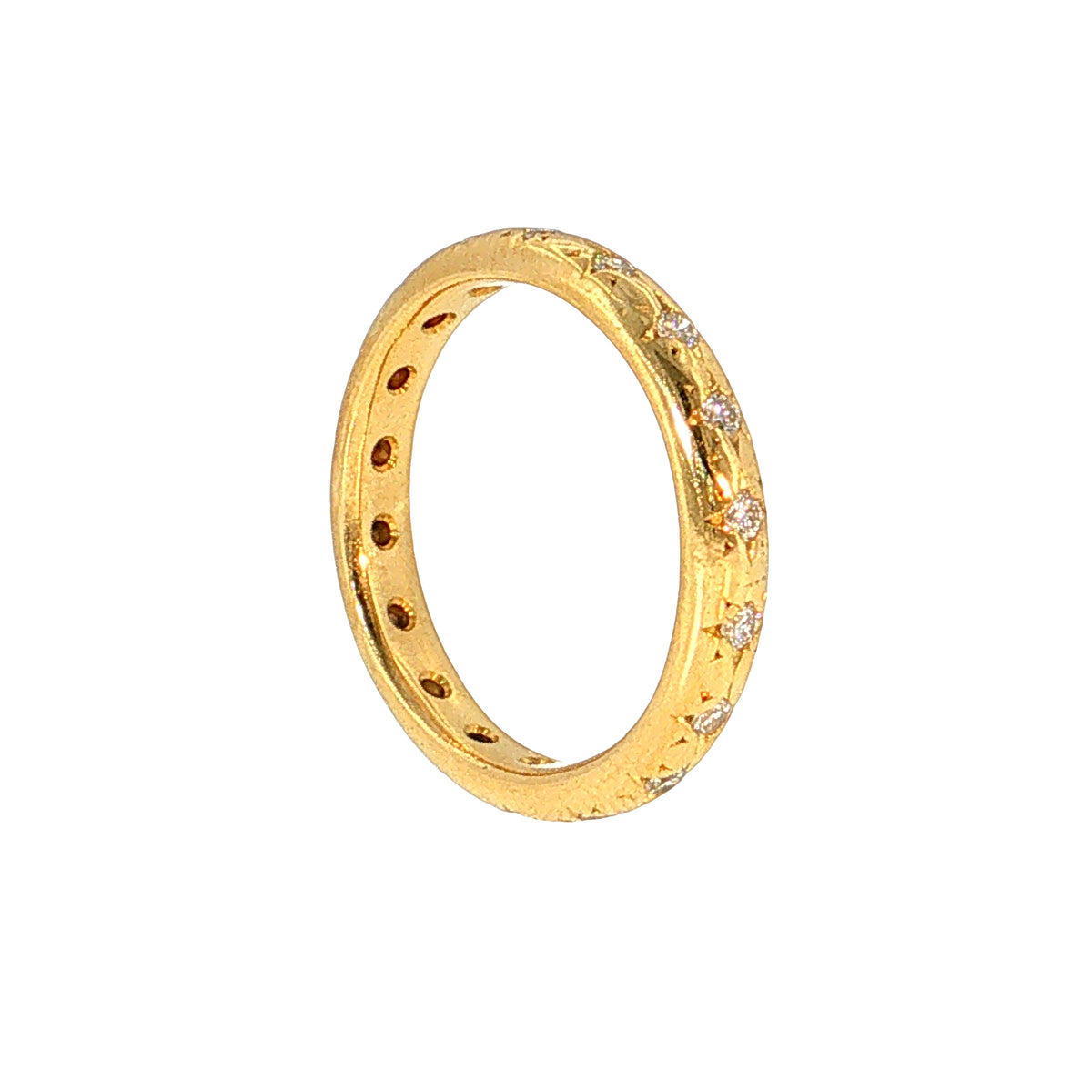 .43 Caroline Ellen Diamond Eternity Band 20k Yellow Gold