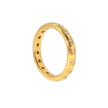 .43 Caroline Ellen Diamond Eternity Band 20k Yellow Gold