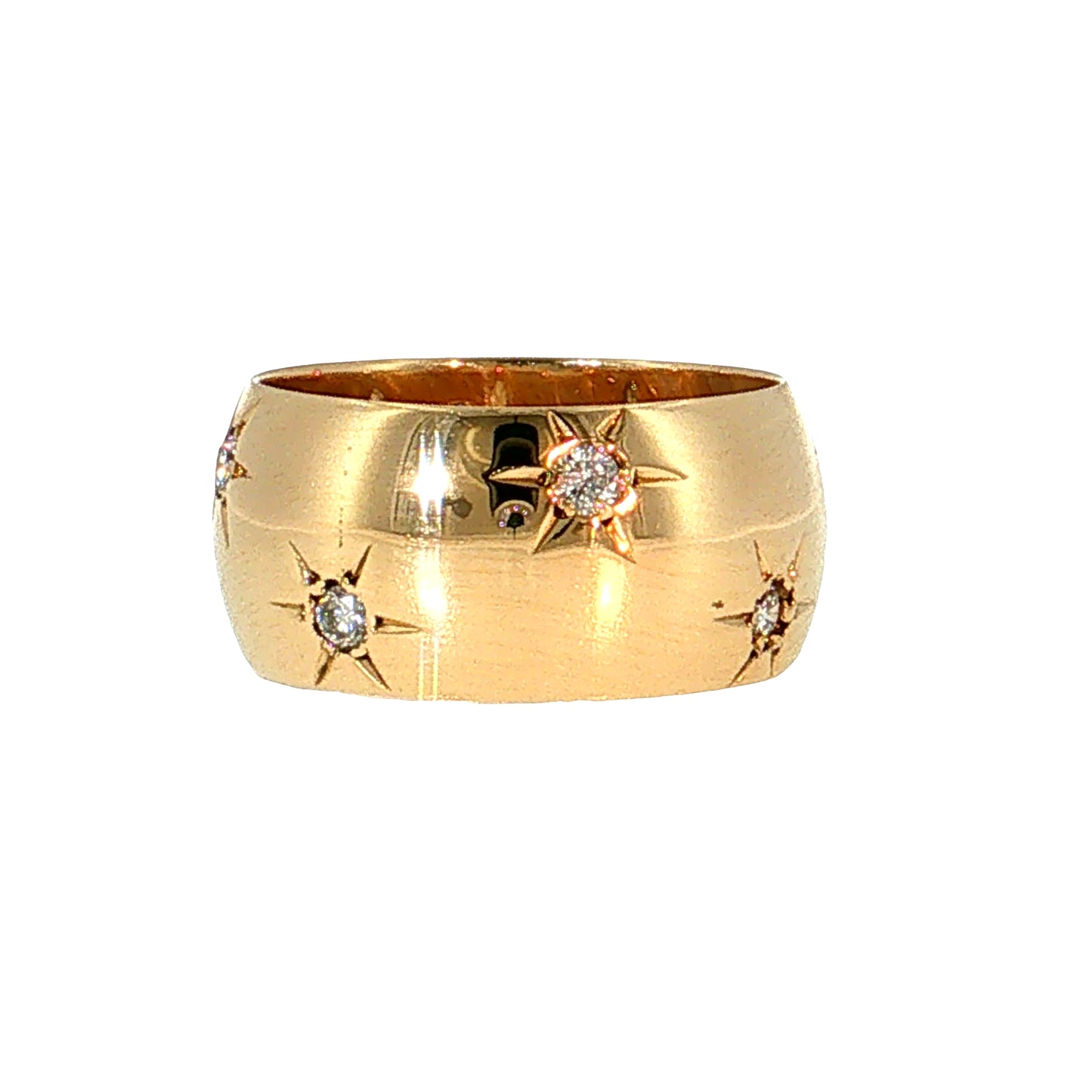 Vintage Mid-Century Diamond Eternity Ring 14k