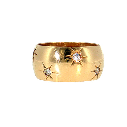 Vintage Mid-Century Diamond Eternity Ring 14k