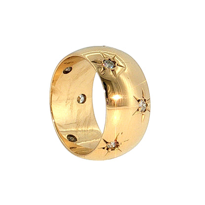 Vintage Mid-Century Diamond Eternity Ring 14k