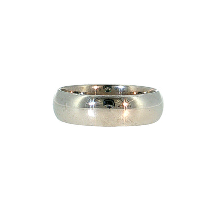 Men's 6.75mm Half Round Wedding Band 14k