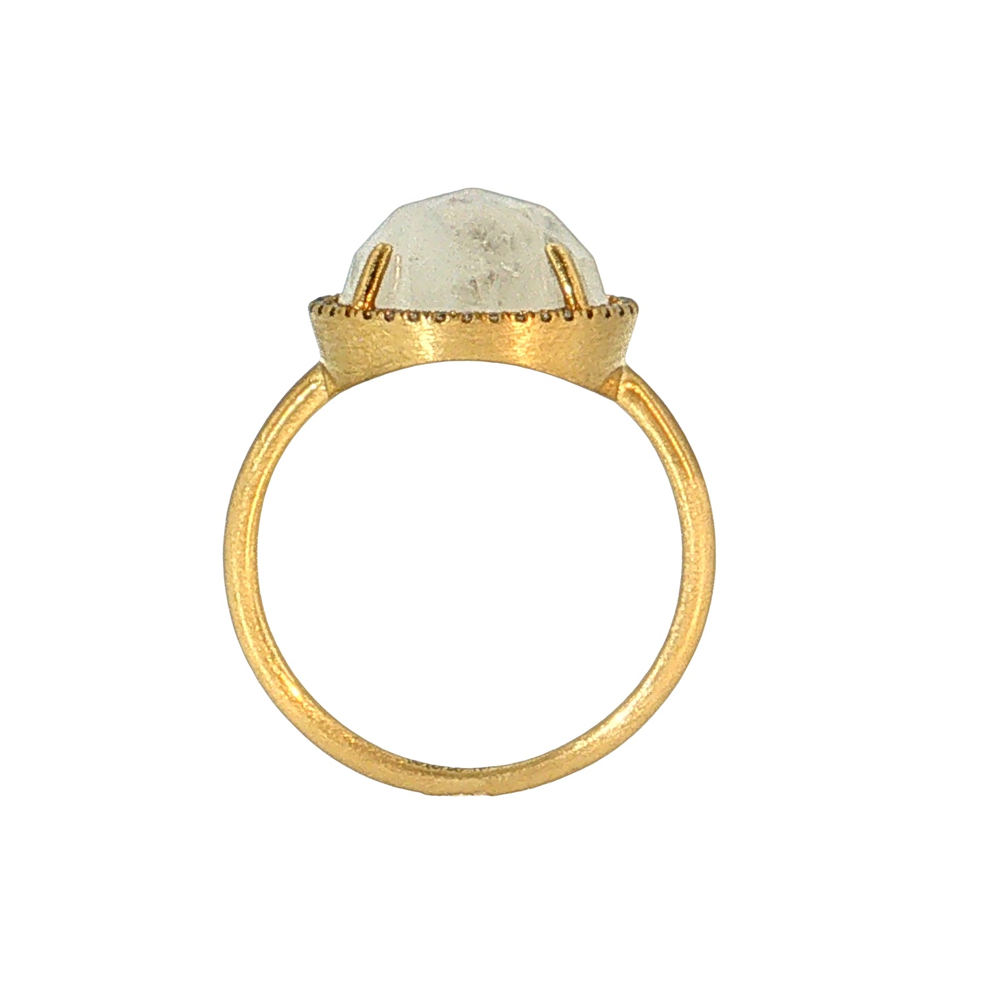 Irene Neuwirth Moonstone & Diamond Cocktail Ring 18k