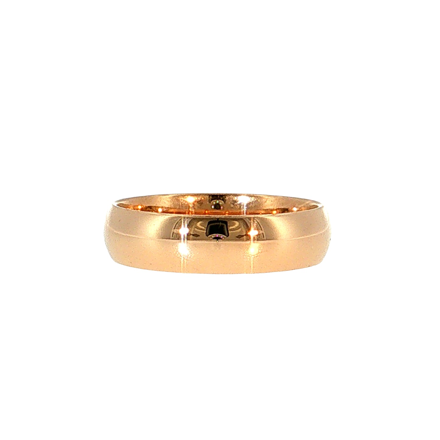 Antique Victorian Men's Wedding Band 14k Rose Gold