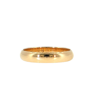 Vintage Mid-Century Men's Wedding Band 14k