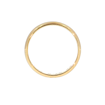 Vintage Mid-Century Men's Wedding Band 14k