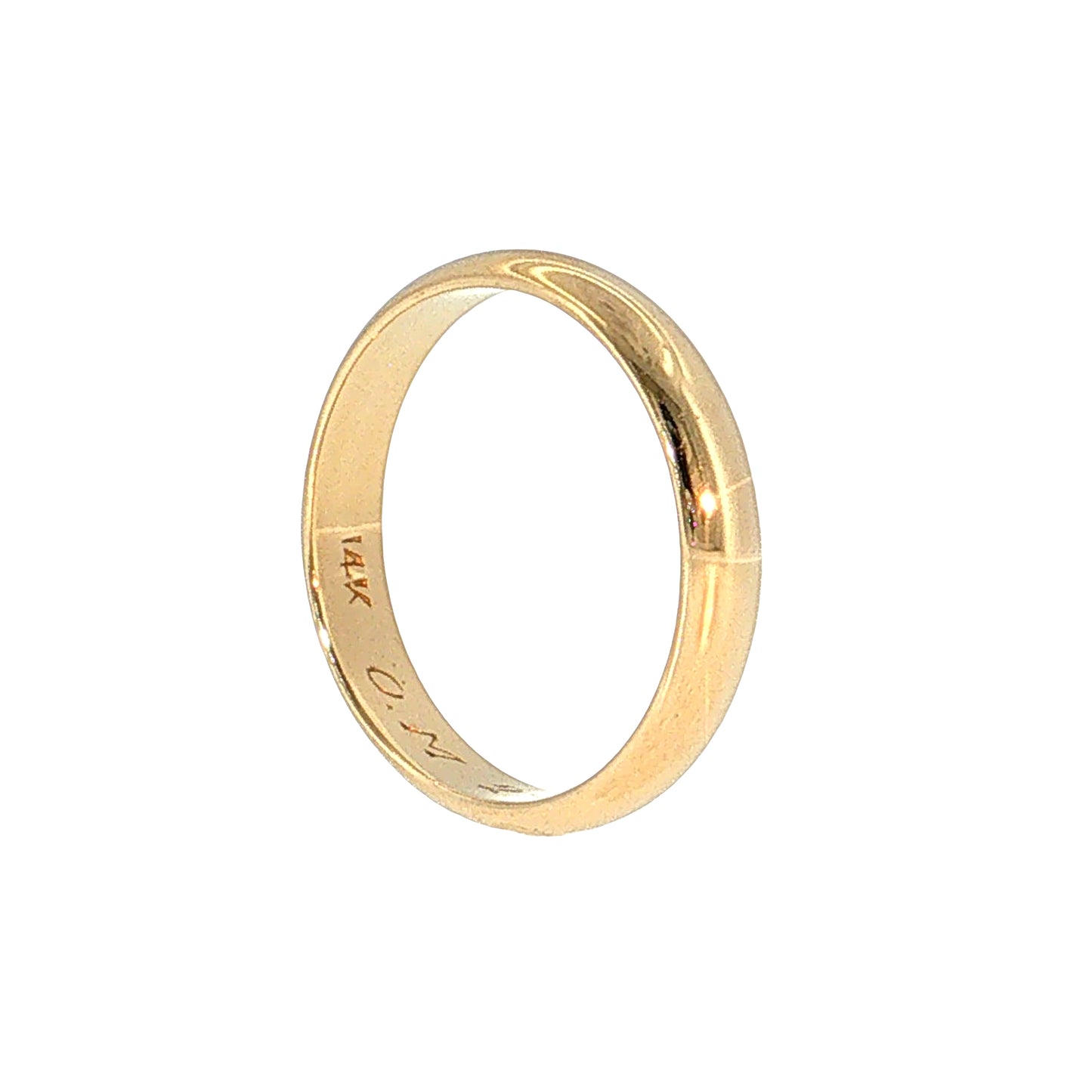 Vintage Mid-Century Men's Wedding Band 14k