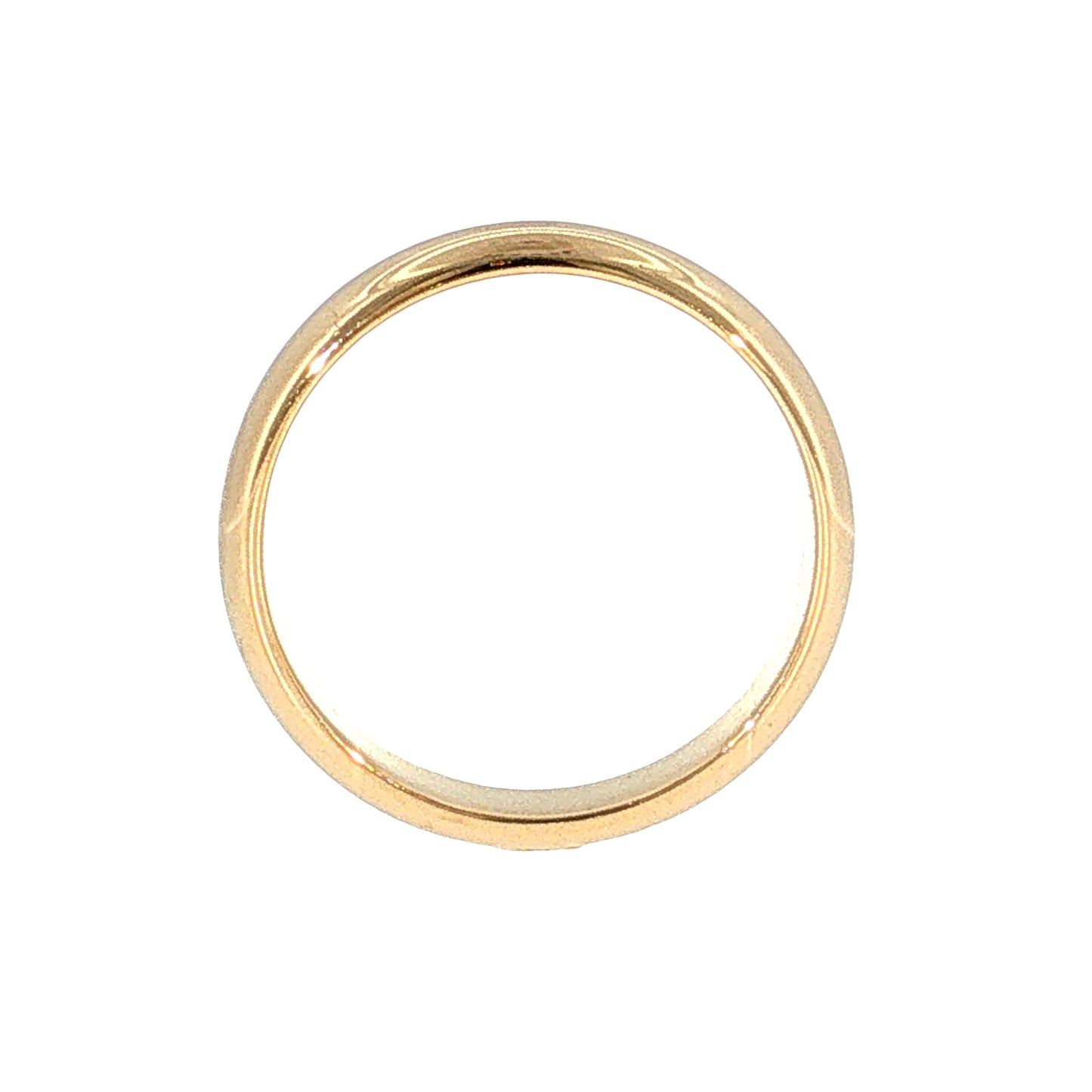 Men's Modern Wedding Band 14k Yellow Gold