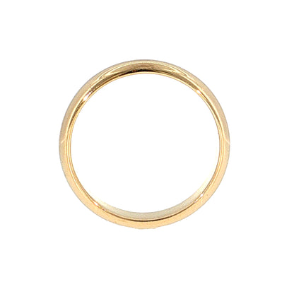 Men's Modern Wedding Band 14k Yellow Gold