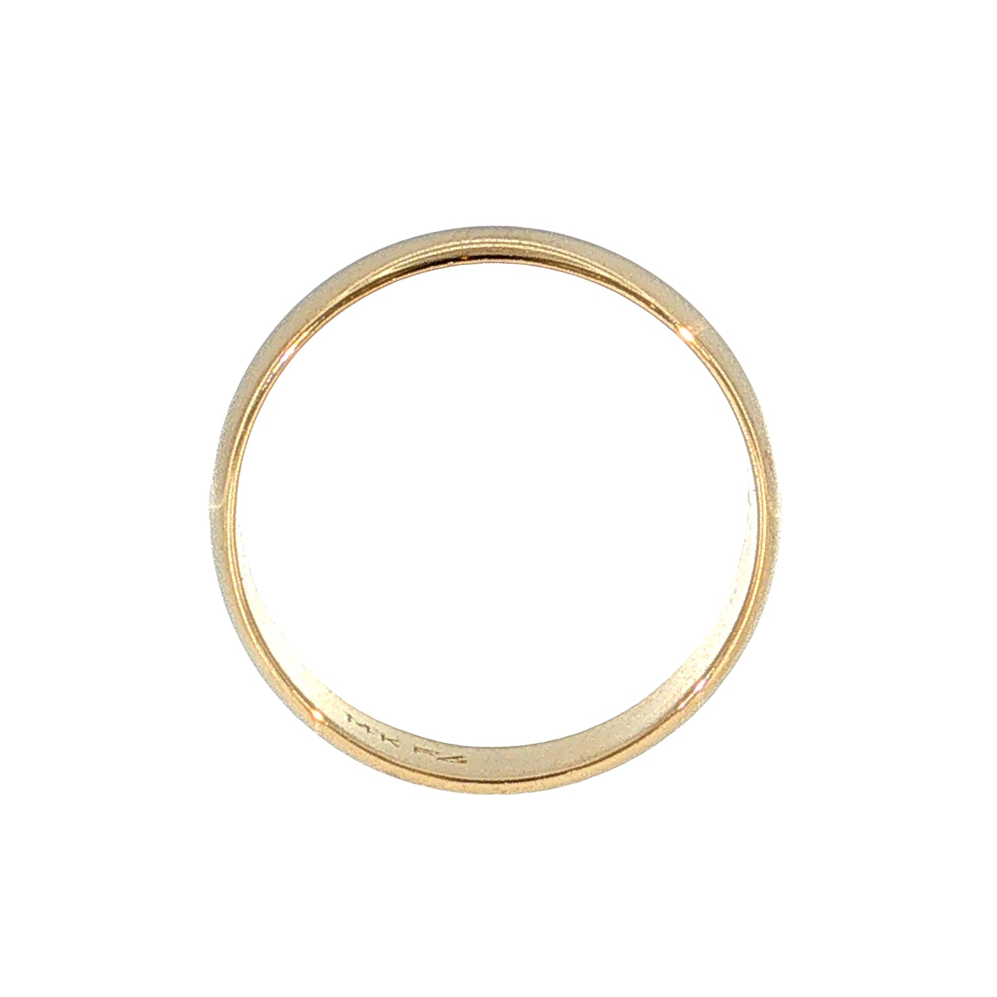 Men's 6mm European Wedding Band 14k Yellow Gold