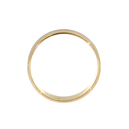 Men's 6mm European Wedding Band 14k Yellow Gold