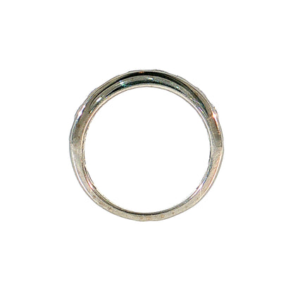 1.10 Diamond Half-Eternity Wedding Band 14k White Gold