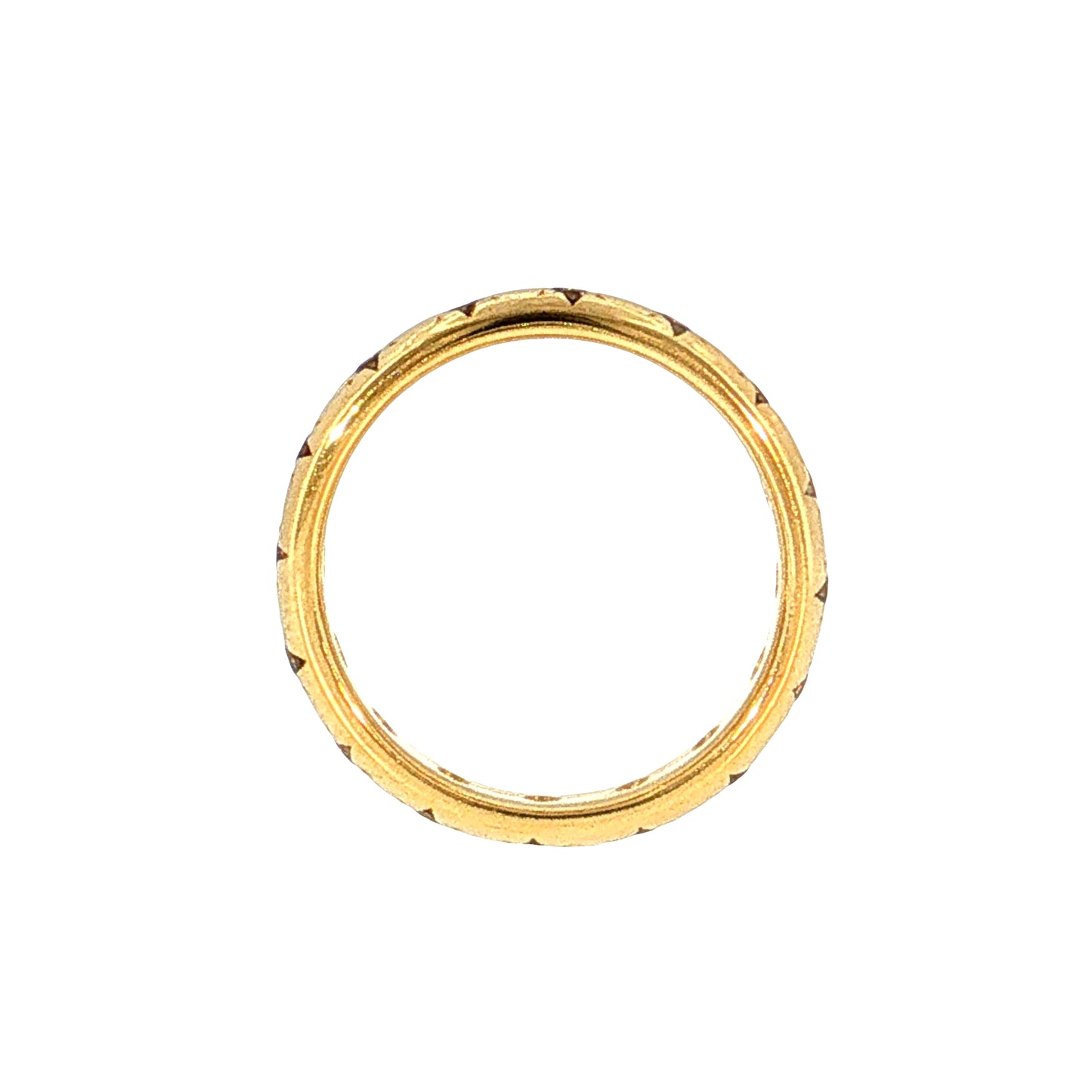Caroline Ellen Eternity Wedding Band 20k Yellow Gold