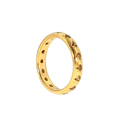 Caroline Ellen Eternity Wedding Band 20k Yellow Gold