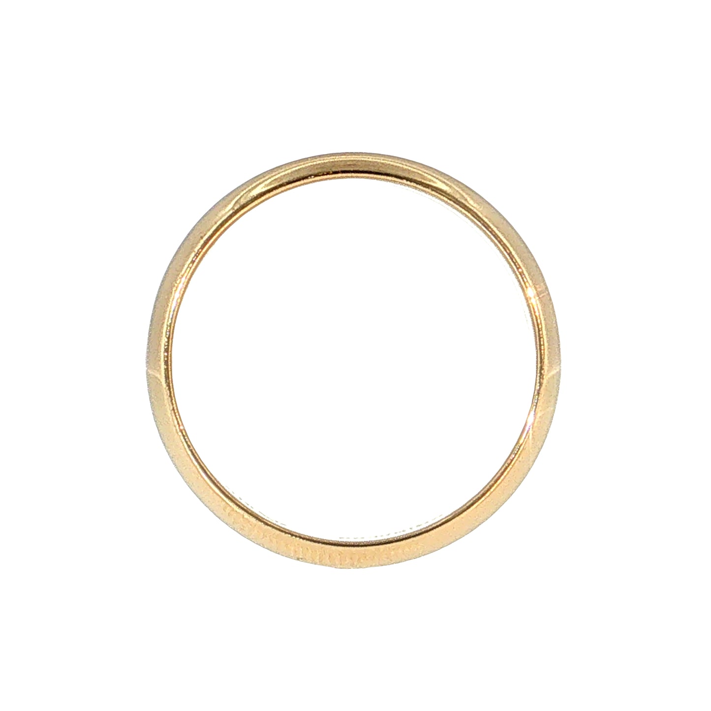 Classic Men's Wedding Band 14k Yellow Gold