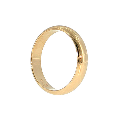 Classic Men's Wedding Band 14k Yellow Gold