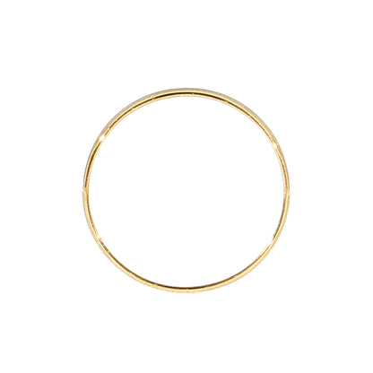 5mm Men's Half Round Wedding Band 14k Yellow Gold