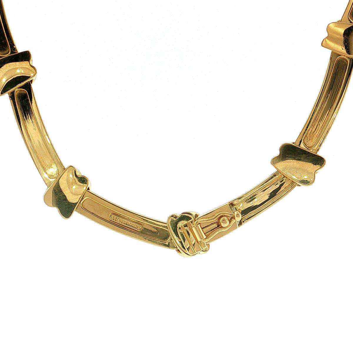 Tiffany & Co. Love Knot Necklace 18k Yellow Gold