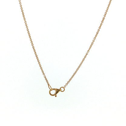 .71 Oval Pink Sapphire Pendant Necklace 14k Yellow Gold