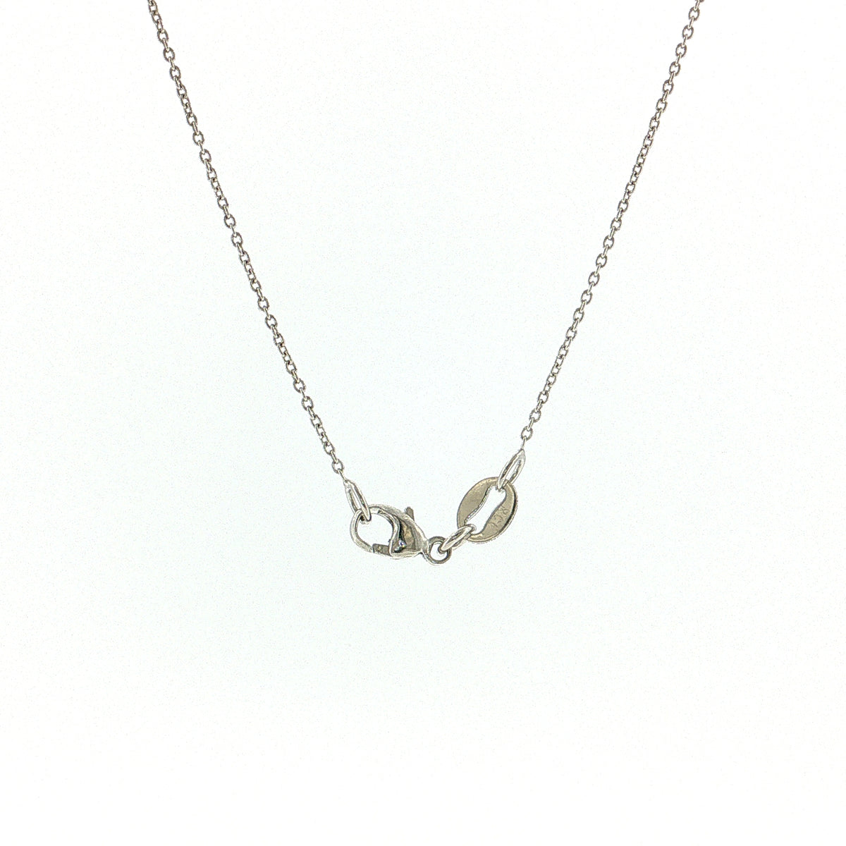 1.07 Mixed Cut Diamond Pendant Necklace Platinum