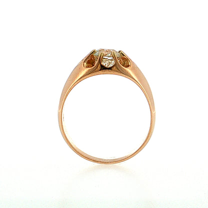 1.11 Vintage Victorian Diamond Engagement Ring 14k