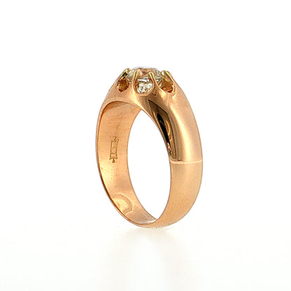 1.11 Vintage Victorian Diamond Engagement Ring 14k