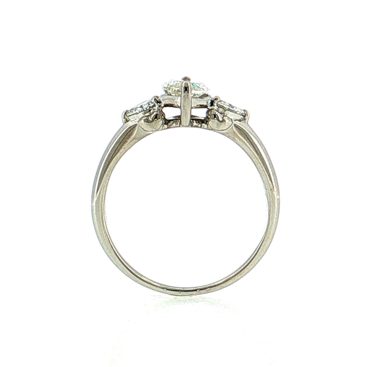 1.01 Marquise Diamond Engagement Ring Platinum