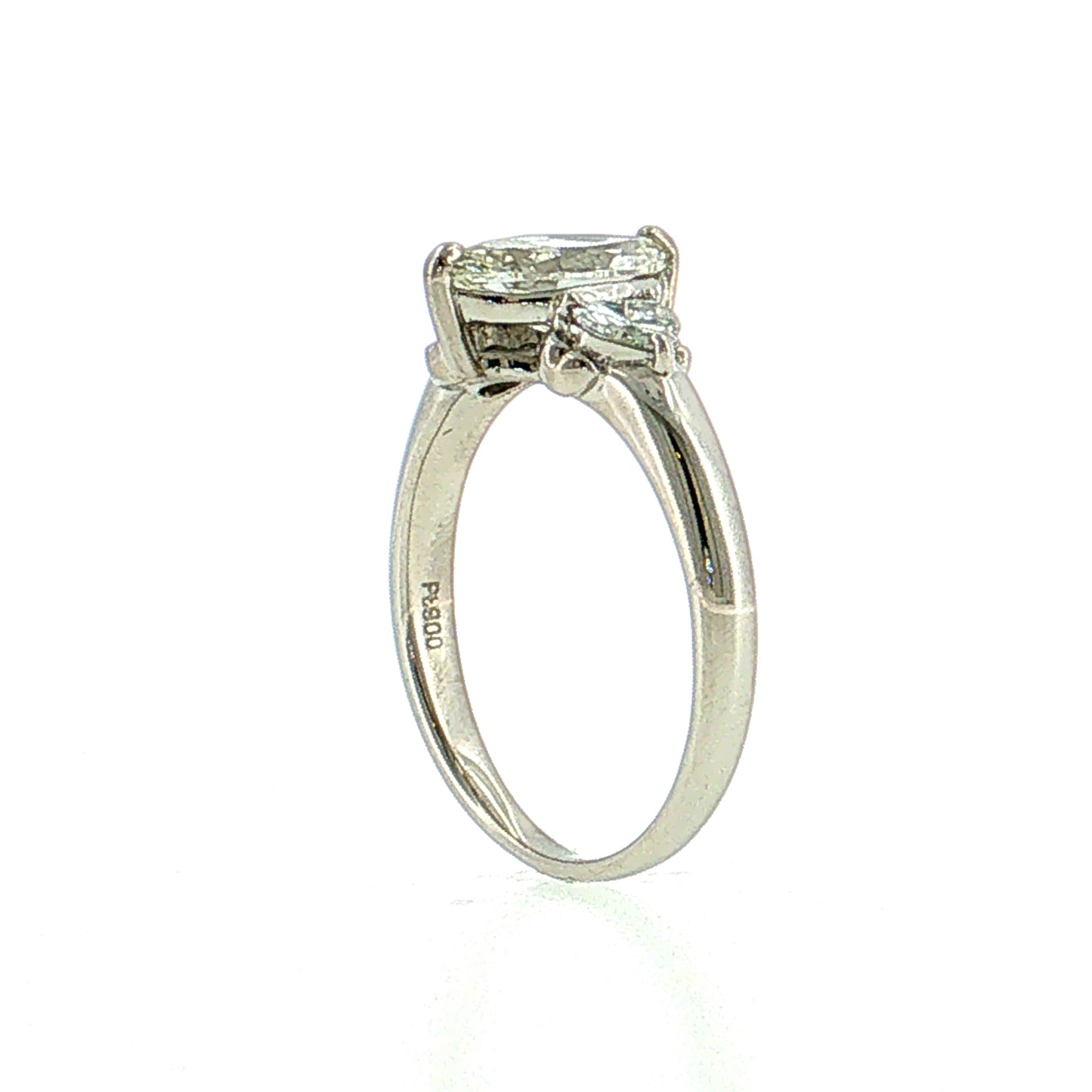1.01 Marquise Diamond Engagement Ring Platinum