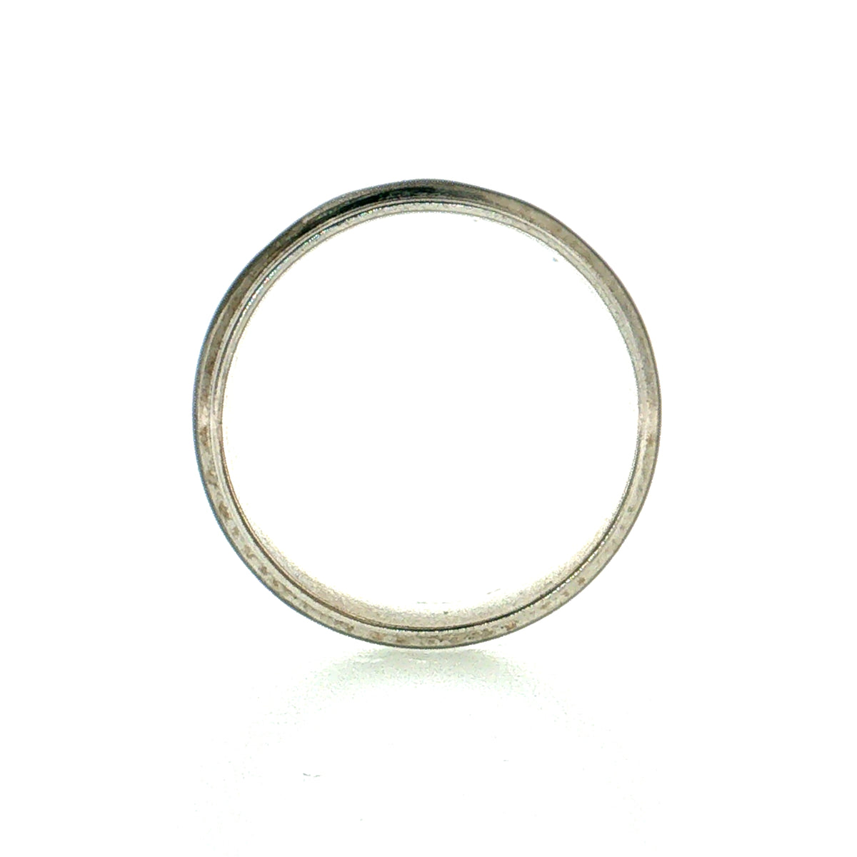 .16 Men's Princess Diamond Wedding Band 14k White Gold