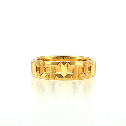 Tiffany & Co. T True Open Geometric Ring 18k Yellow Gold