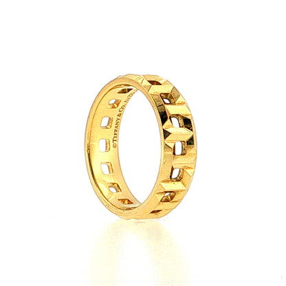 Tiffany & Co. T True Open Geometric Ring 18k Yellow Gold