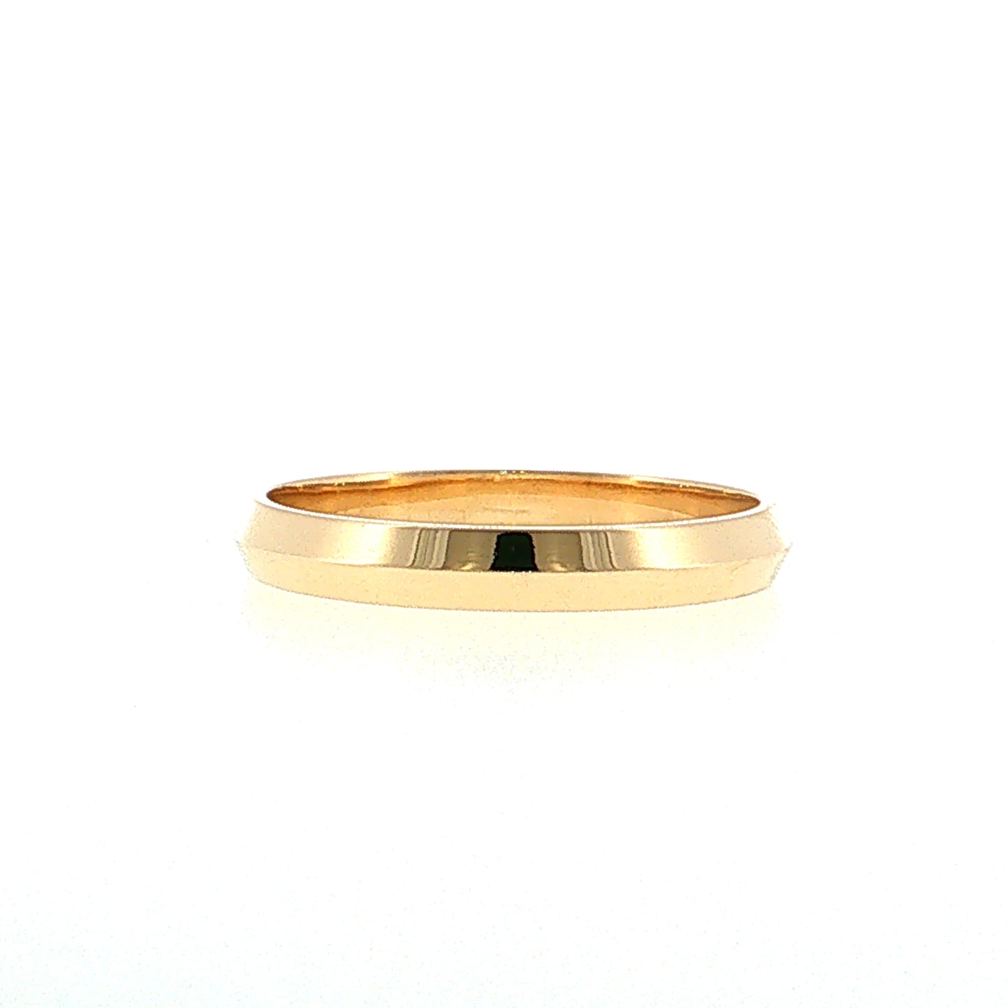 3mm Men's Knife Edge Wedding Band 14k
