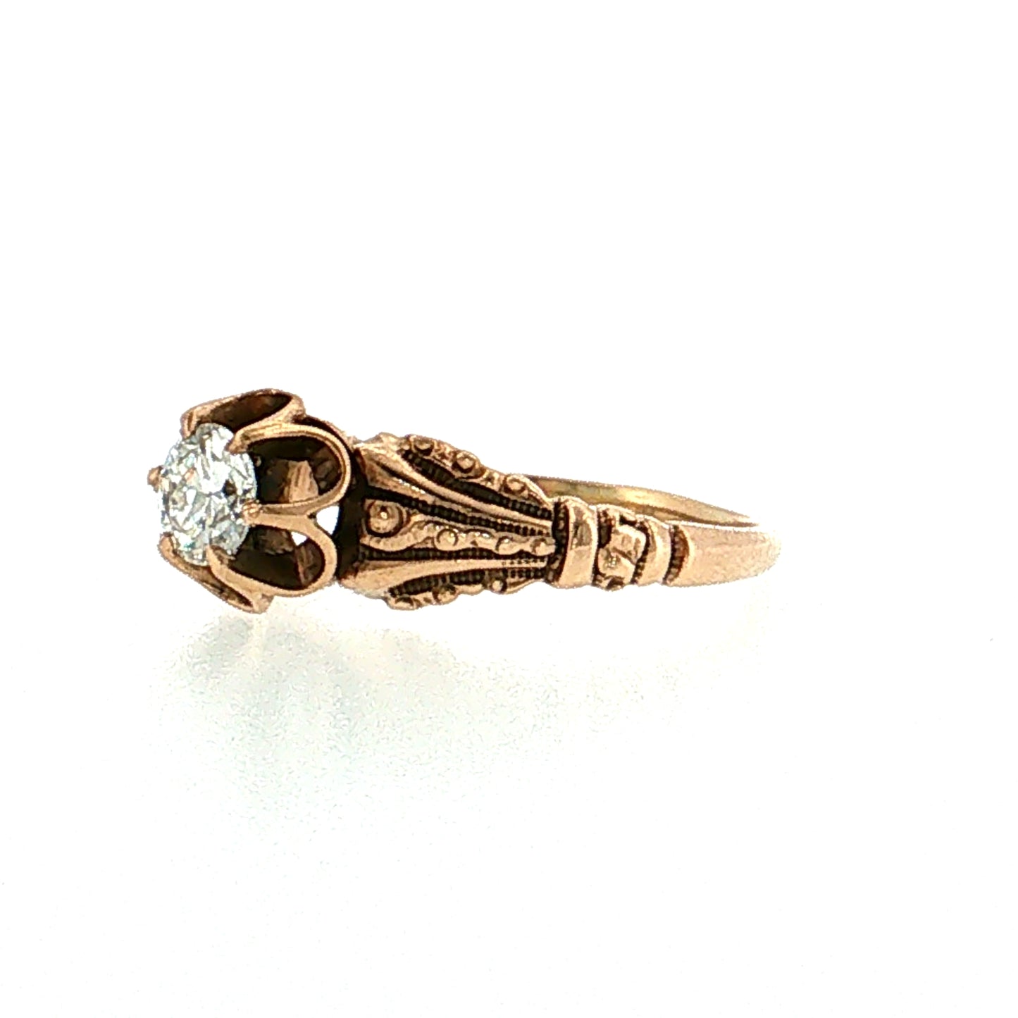 .32 Antique Victorian Diamond Engagement Ring 14k