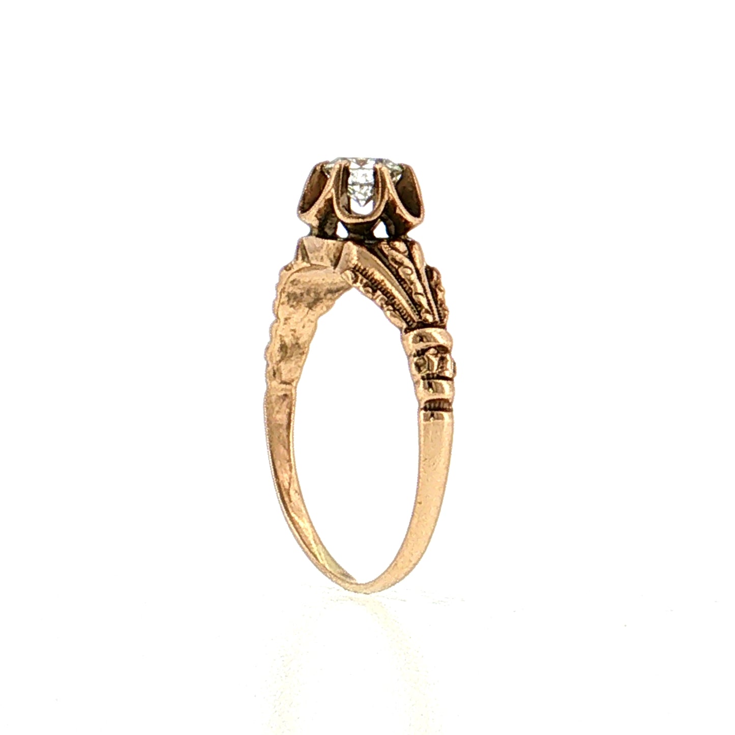.32 Antique Victorian Diamond Engagement Ring 14k