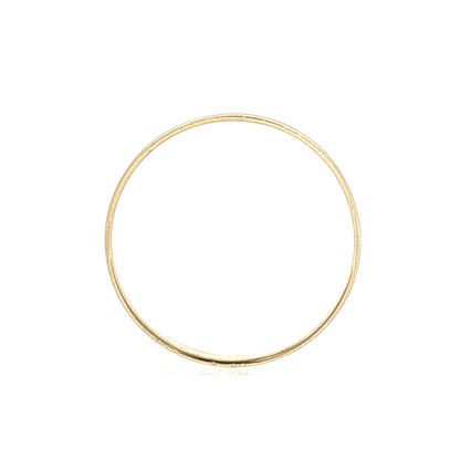 3mm Flat Edge Wedding Band 14k Yellow Gold