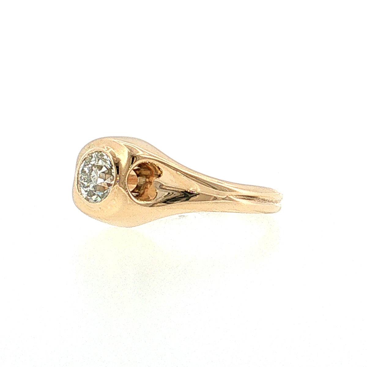 .47 Old European Diamond Engagement Ring 14k
