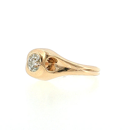 .47 Old European Diamond Engagement Ring 14k