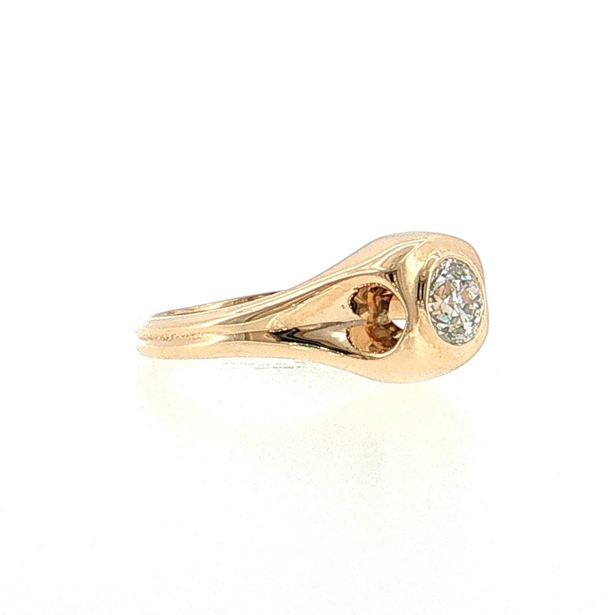 .47 Old European Diamond Engagement Ring 14k