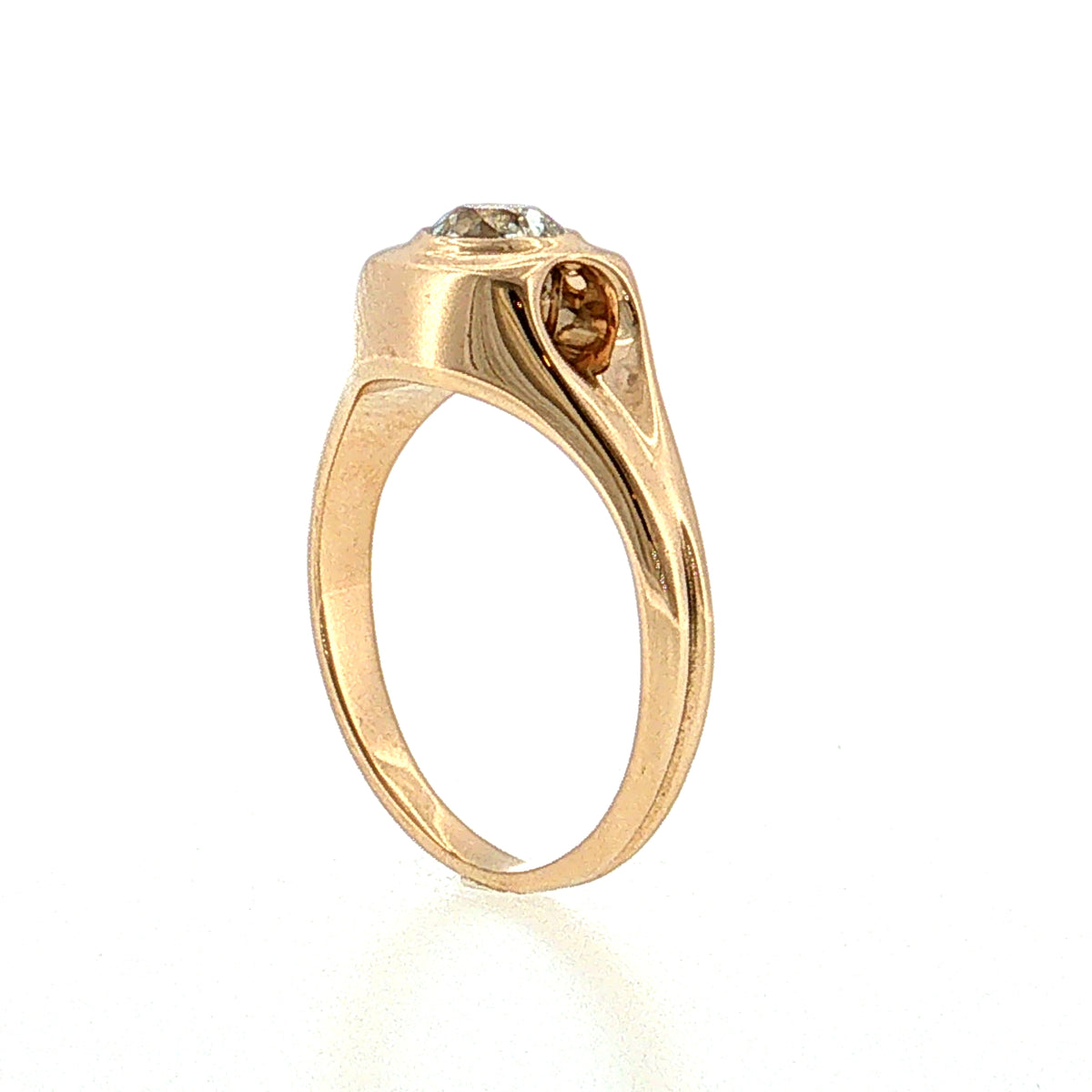 .47 Old European Diamond Engagement Ring 14k